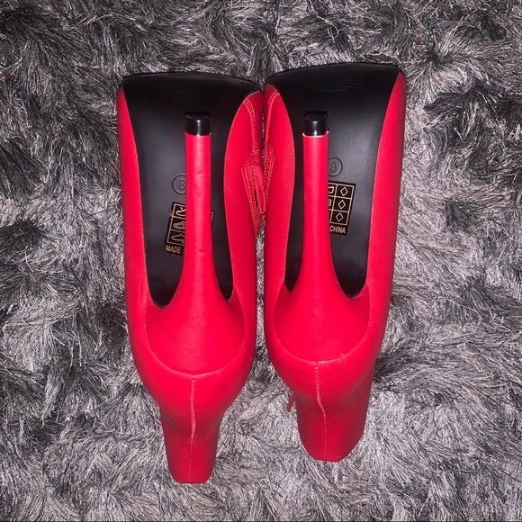 Red Booties - Picture 3 of 4
